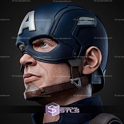 Captain America Winter Soldier Walking 402mm STL Files
