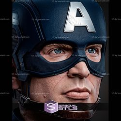 Captain America Winter Soldier Walking 402mm STL Files