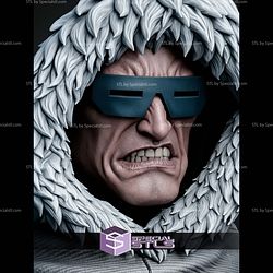 Captain Cold Portrait Bust 1-4 STL Files