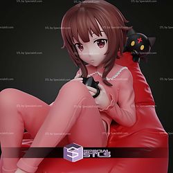 Casual Megumin Konosuba 129mm STL Files