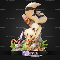 Chibi Kirara Inuyasha 107mm STL Files