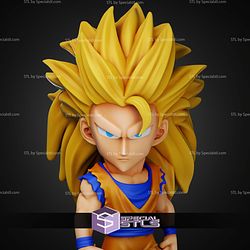 Chibi STL Collection Goku SSJ3