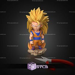 Chibi STL Collection Goku SSJ3