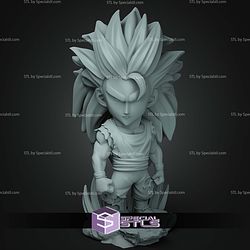 Chibi STL Collection Goku SSJ3