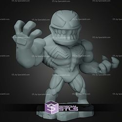 Chibi STL Collection Venom Angry