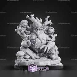 Chibi Tree Beard Lord Of The Rings 91mm STL Files