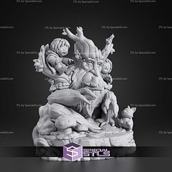 Chibi Tree Beard Lord Of The Rings 91mm STL Files