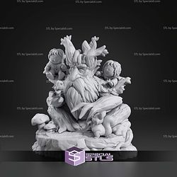 Chibi Tree Beard Lord Of The Rings 91mm STL Files