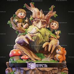Chibi Tree Beard Lord Of The Rings 91mm STL Files