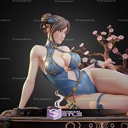Chun Li Blossom STL Files