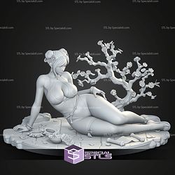 Chun Li Blossom STL Files