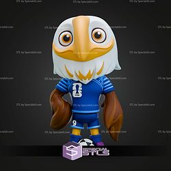 Clutch The Bald Eagle Mascot WC26 STL Files