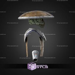 Cosplay STL Files Embo Head Hat and Armor