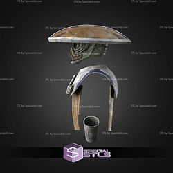 Cosplay STL Files Embo Head Hat and Armor