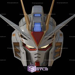 Cosplay STL Files Freedom Gundam Helmet