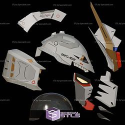 Cosplay STL Files Freedom Gundam Helmet