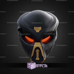 Cosplay STL Files Fugitive Predator Bio Mask