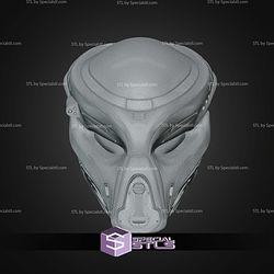Cosplay STL Files Fugitive Predator Bio Mask