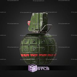 Cosplay STL Files Halo 2 UNSC Grenade
