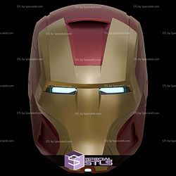Cosplay STL Files Ironman MK16 Helmet