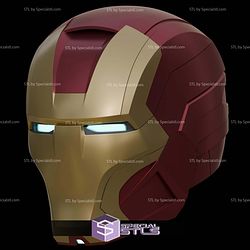Cosplay STL Files Ironman MK16 Helmet