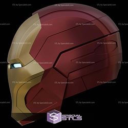 Cosplay STL Files Ironman MK16 Helmet