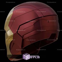 Cosplay STL Files Ironman MK16 Helmet
