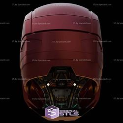 Cosplay STL Files Ironman MK16 Helmet