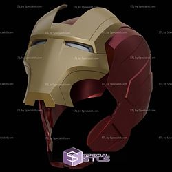 Cosplay STL Files Ironman MK16 Helmet