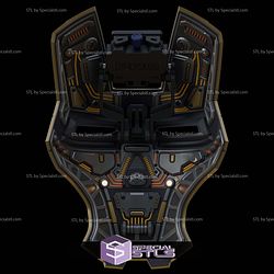 Cosplay STL Files Ironman MK16 Helmet