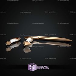 Cosplay STL Files KDA Akali Weapons