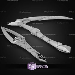 Cosplay STL Files KDA Akali Weapons