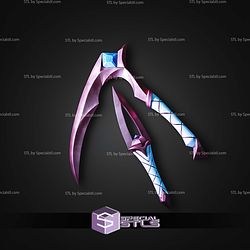 Cosplay STL Files KDA Akali Weapons