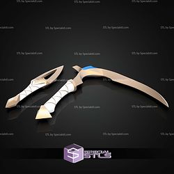 Cosplay STL Files KDA Akali Weapons
