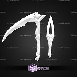 Cosplay STL Files KDA Akali Weapons