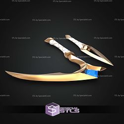 Cosplay STL Files KDA Akali Weapons