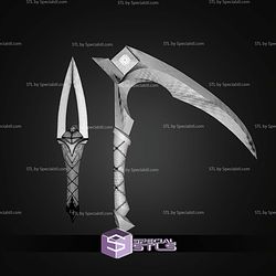 Cosplay STL Files KDA Akali Weapons