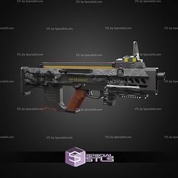 Cosplay STL Files MP 98 Knight SMG Helldivers 2