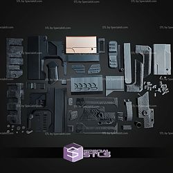 Cosplay STL Files MP 98 Knight SMG Helldivers 2