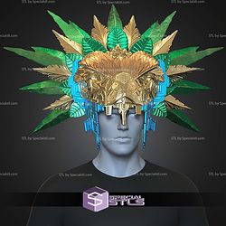 Cosplay STL Files Namor Headdress Helmet