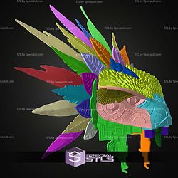 Cosplay STL Files Namor Headdress Helmet