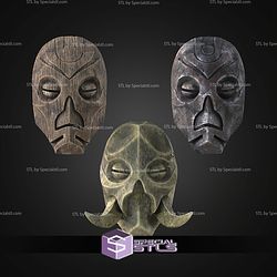 Cosplay STL Files Skyrim Dragon Priest Masks