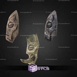Cosplay STL Files Skyrim Dragon Priest Masks