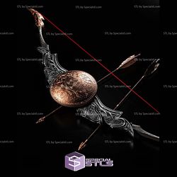 Dark Elve Life Sized Bow STL Files