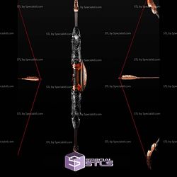 Dark Elve Life Sized Bow STL Files