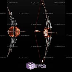 Dark Elve Life Sized Bow STL Files