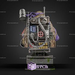 Donatello TMNT Bust Tech 123mm STL Files
