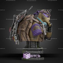 Donatello TMNT Bust Tech 123mm STL Files