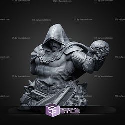Dr Doom Real Face Bust STL Files