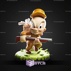Elmer Fudd Hunting Cartoon STL Files